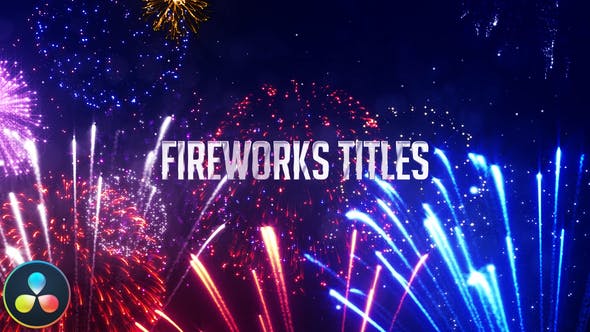 Fireworks Titles DaVinci Resolve - Download Videohive 32912520