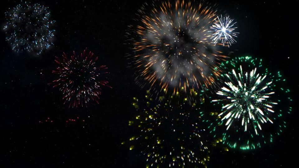 Fireworks/Celebrating Logo - Download Videohive 14039639