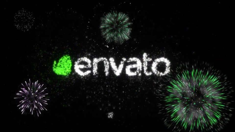 Fireworks/Celebrating Logo - Download Videohive 14039639