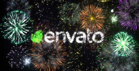 Fireworks/Celebrating Logo - Download Videohive 14039639