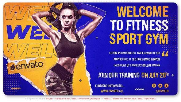 Fitness And Sport Motivation Promo - Videohive 34757555 Download