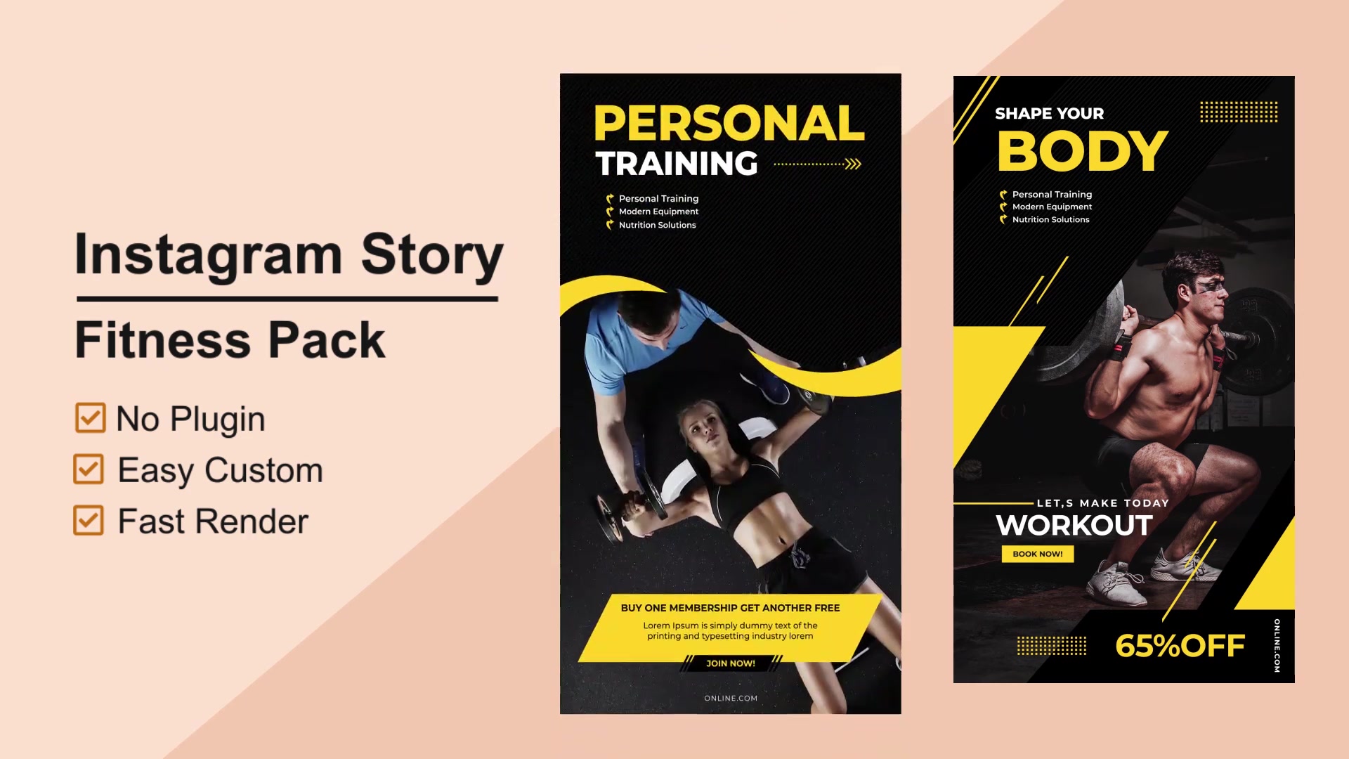 Fitness Instagram Stories V02 Videohive 26918106 After Effects Image 5
