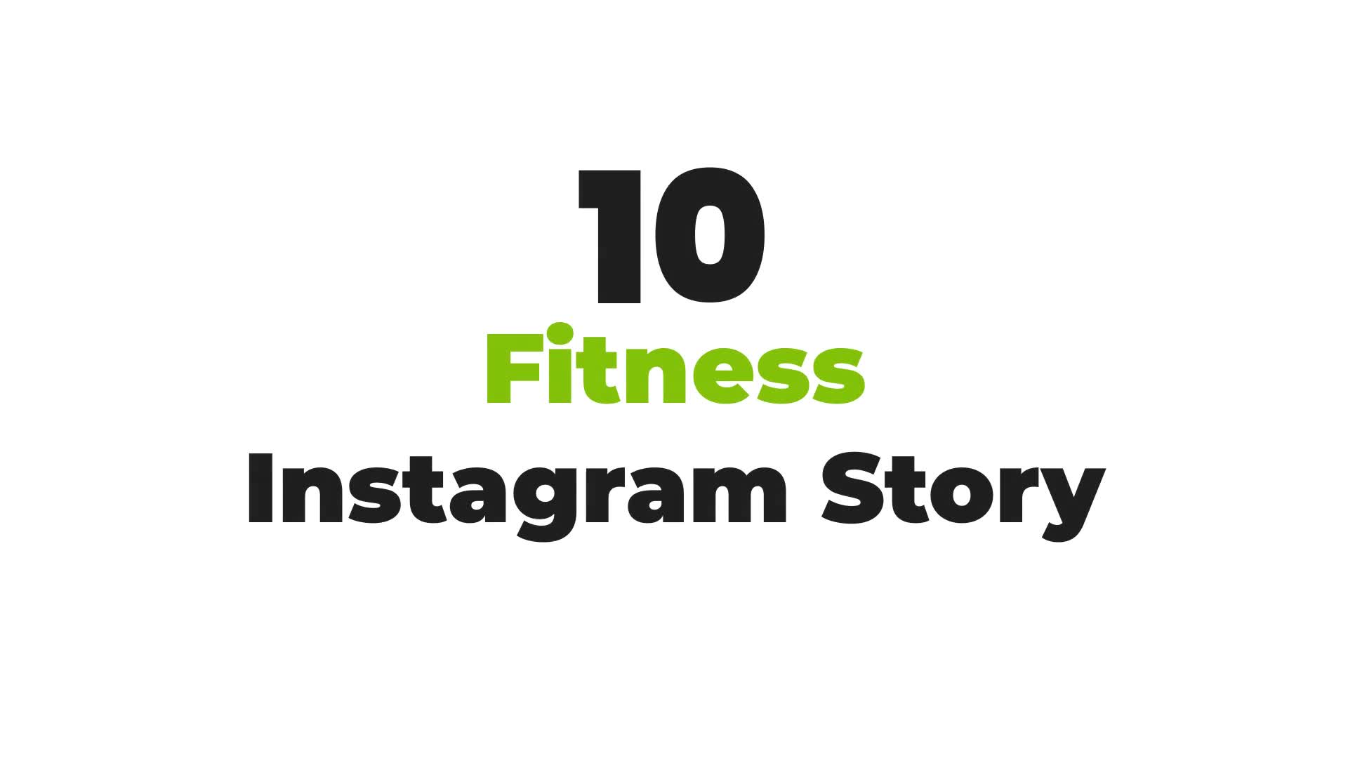 Fitness Instagram Story Pack Videohive 35473698 After Effects Image 1