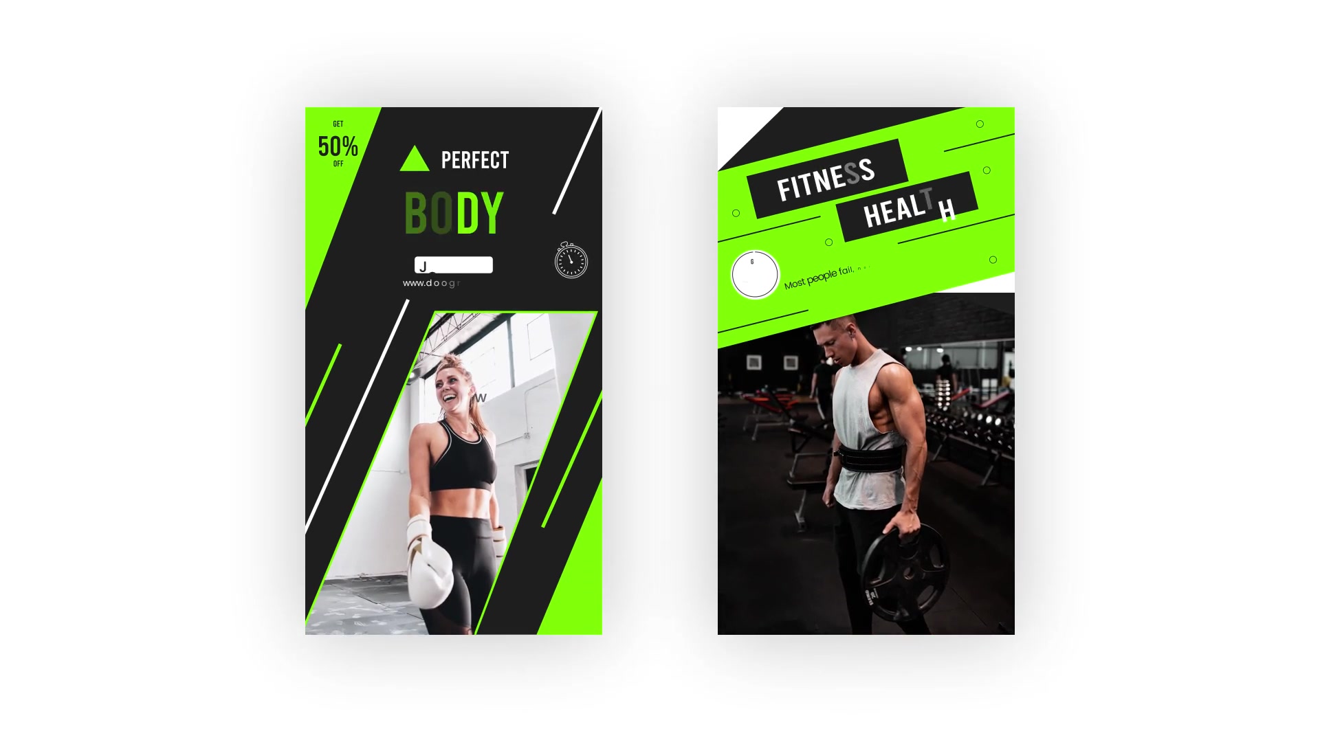 Fitness Instagram Story Pack Videohive 35473698 After Effects Image 6
