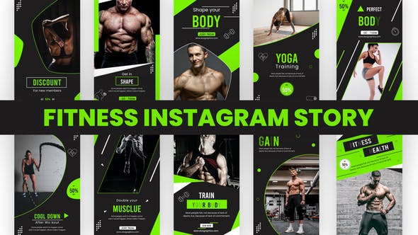 Fitness Instagram Story Pack - Download Videohive 35473698