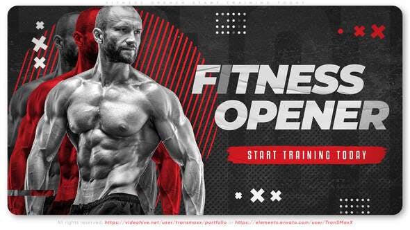 Fitness Opener. Start Training Today - 34126164 Videohive Download