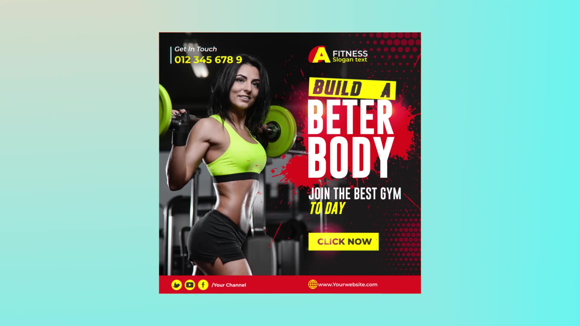 Fitness Promo Instagram Post Videohive 29814509 After Effects Image 4