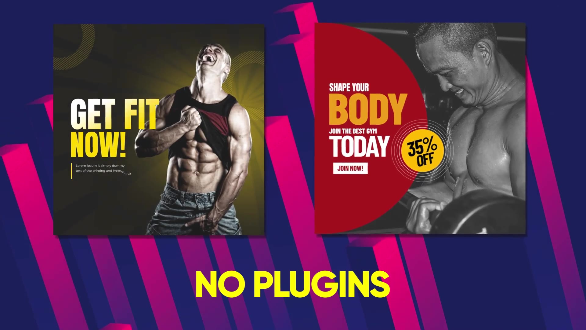 Fitness Promo Intagram Posts B46 Videohive 32725104 After Effects Image 5