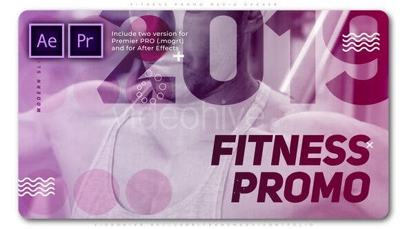 Fitness Promo Media Opener - 25719599 Download Videohive