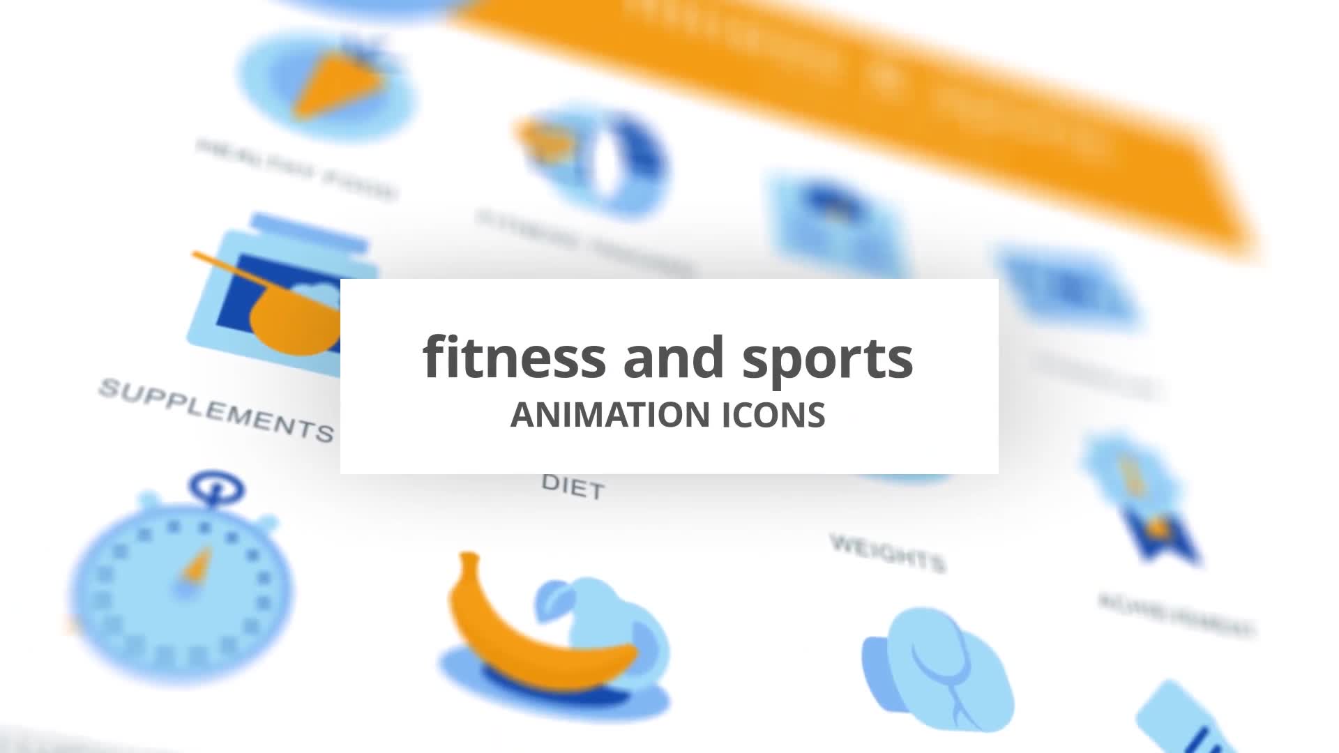 Fitness & Sports Animation Icons Videohive 28168246 After Effects Image 1