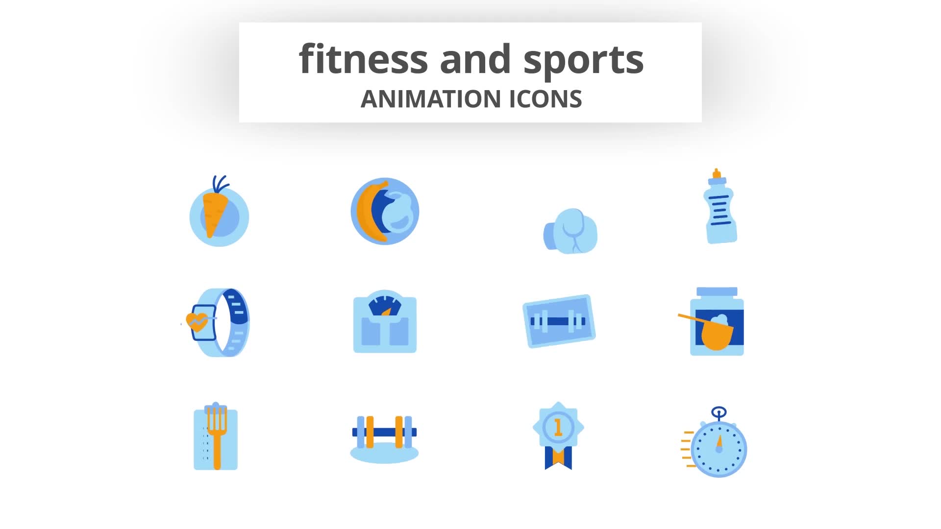 Fitness & Sports Animation Icons Videohive 28168246 After Effects Image 10
