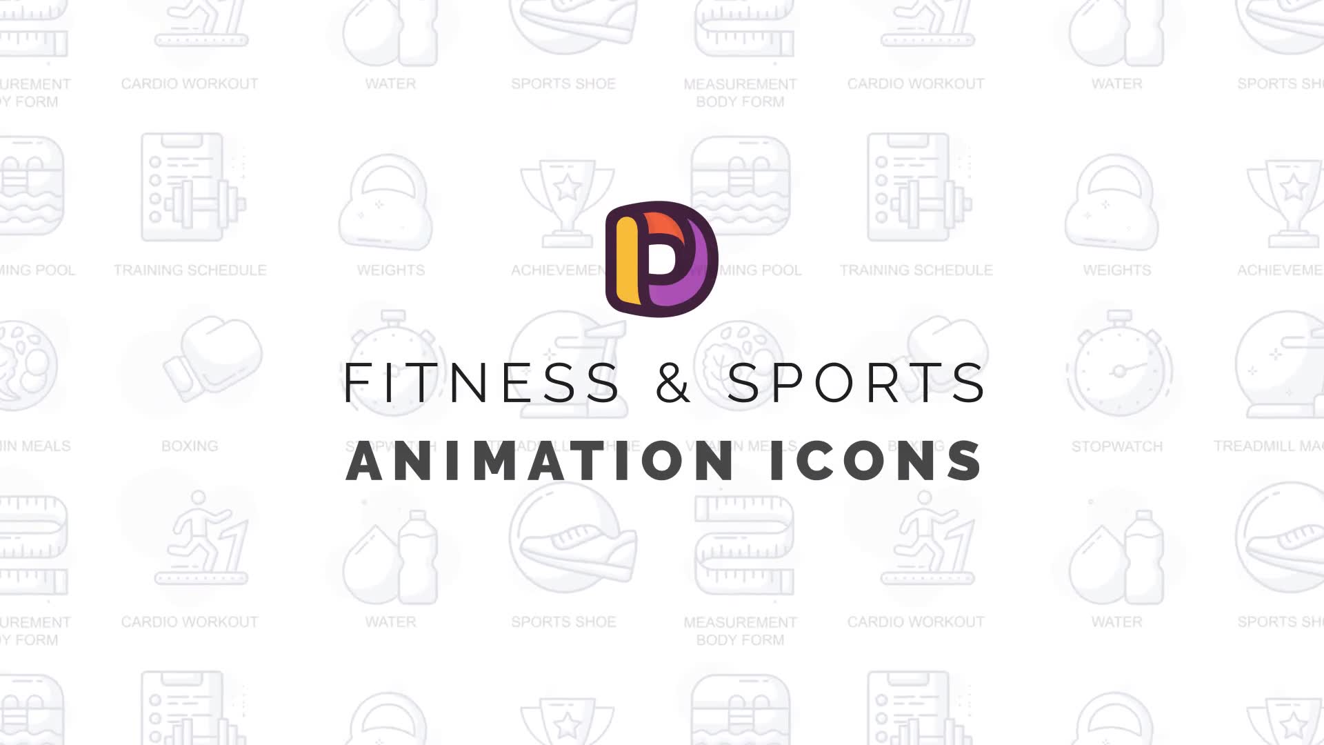 Fitness & Sports Animation Icons Videohive 32812403 After Effects Image 2
