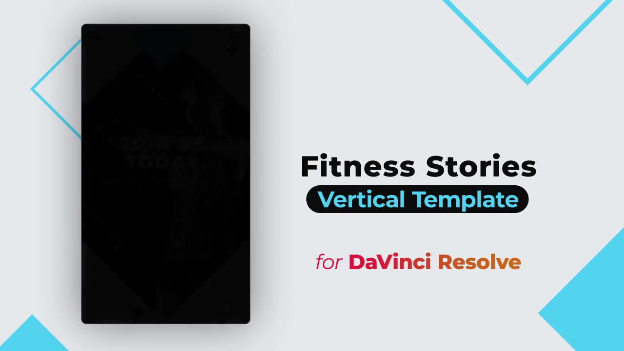 Fitness Stories | DaVinci Resolve Template | Vertical Videohive 34234876 DaVinci Resolve Image 10