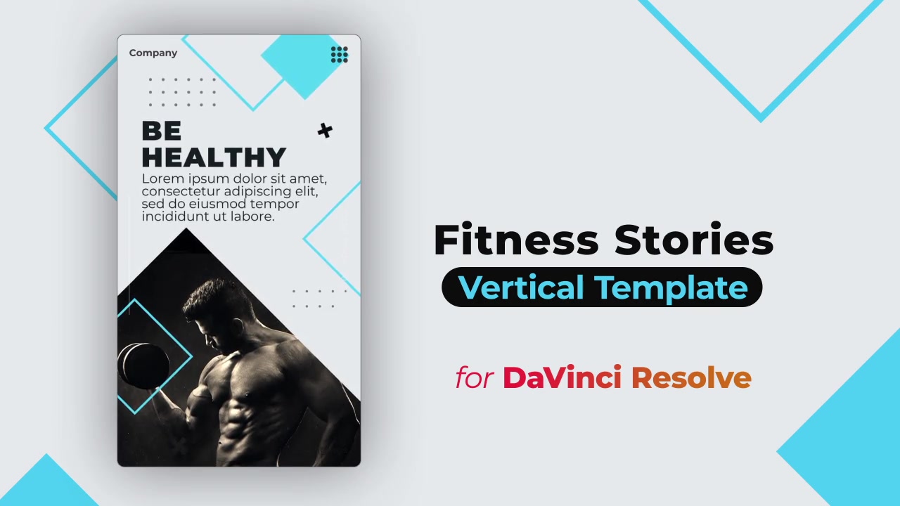 Fitness Stories | DaVinci Resolve Template | Vertical Videohive 34234876 DaVinci Resolve Image 5