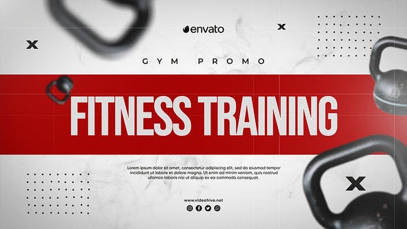 Fitness Training Gym Promo - Videohive Download 38535525