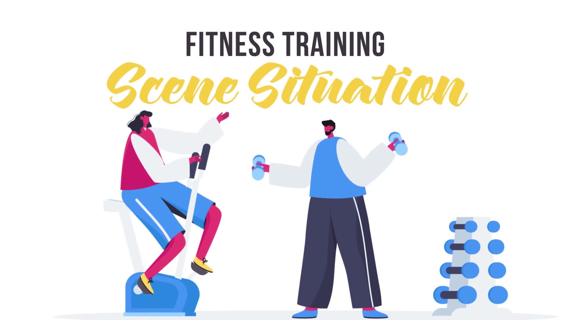 Fitness training Scene Situation Videohive 27642518 After Effects Image 1