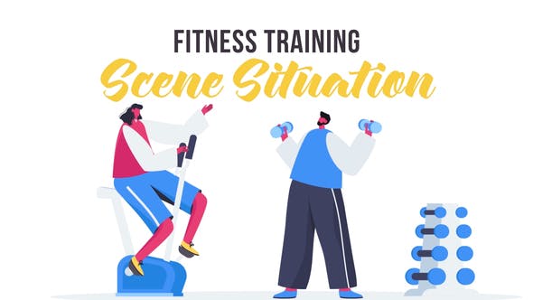 Fitness training Scene Situation - Download 27642518 Videohive