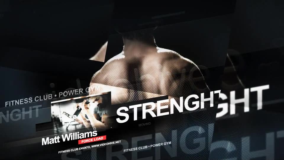 Fitness Visio Broadcast Pack Videohive 27927078 After Effects Image 2