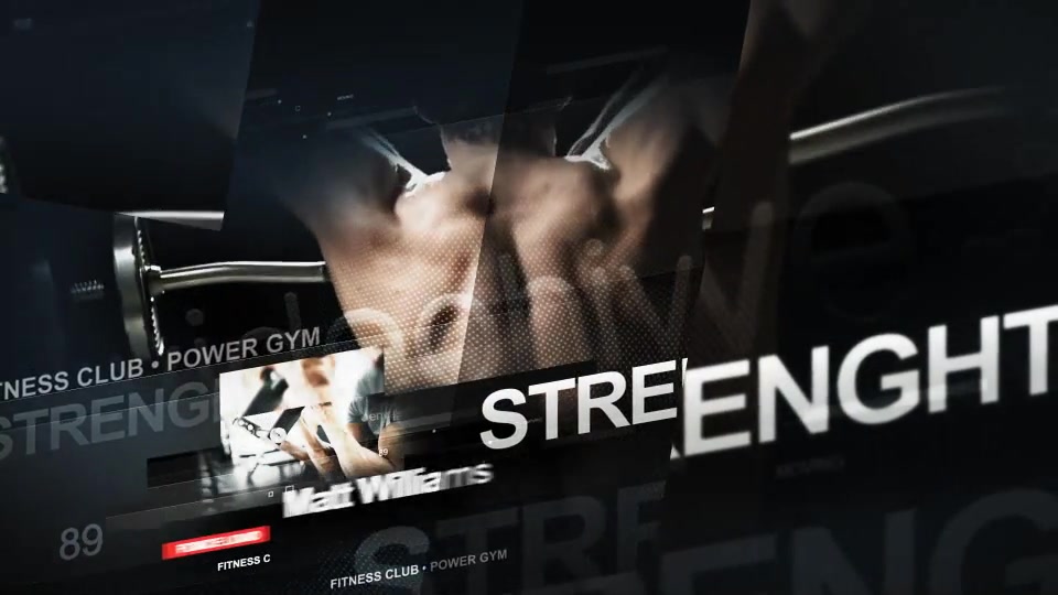 Fitness Visio Broadcast Pack Videohive 27927078 After Effects Image 8