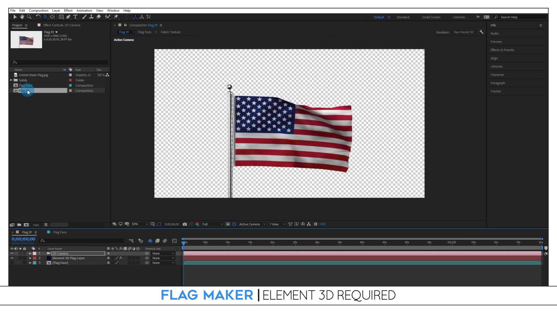 Flag Maker Videohive 25588451 After Effects Image 3