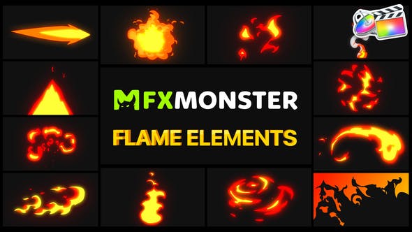 Flame Elements | FCPX - Videohive Download 28914472
