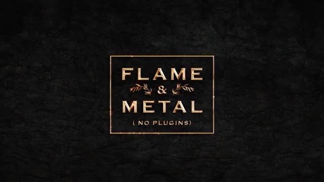 Flame & Metal / Fire Logo Reveal - Download Videohive 16928053