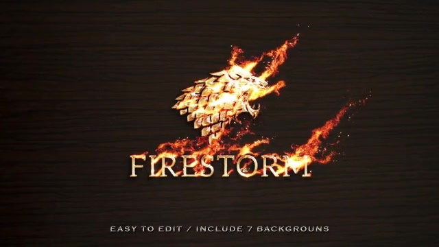 Flame & Metal / Fire Logo Reveal - Download Videohive 16928053