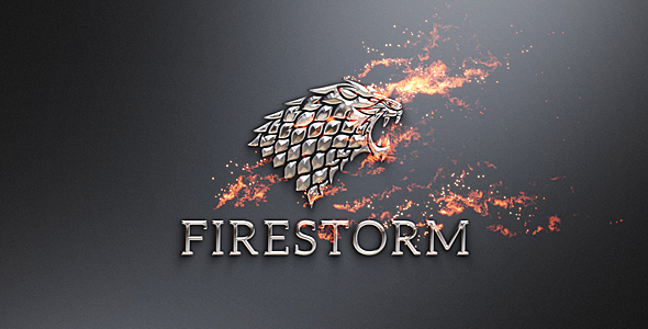 Flame & Metal / Fire Logo Reveal - Download Videohive 16928053