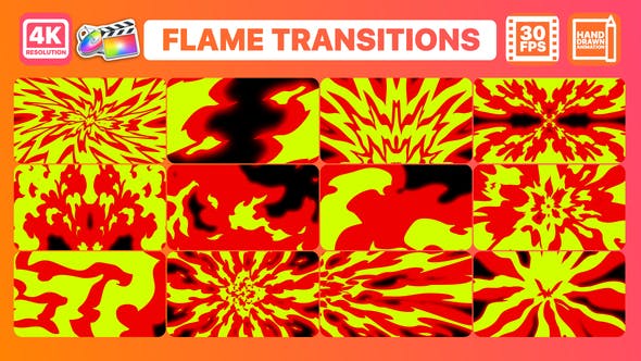 Flame Transitions | FCPX - Videohive Download 30169879