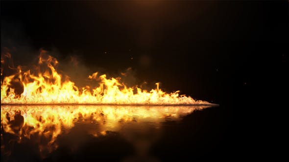 Flaming Line Logo Reveal - Videohive Download 29912994