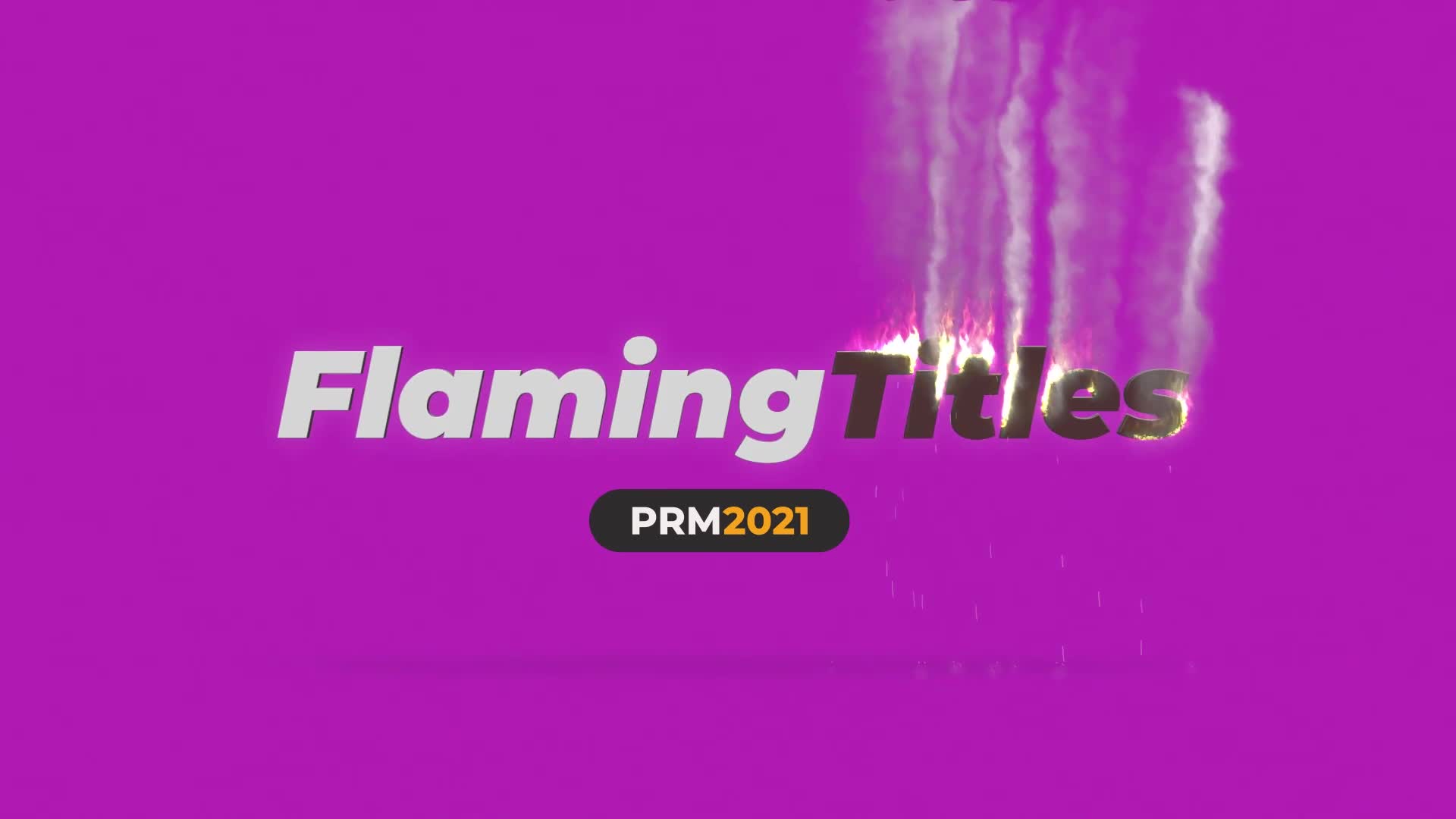 Flaming Titles Videohive 35151308 Premiere Pro Image 1