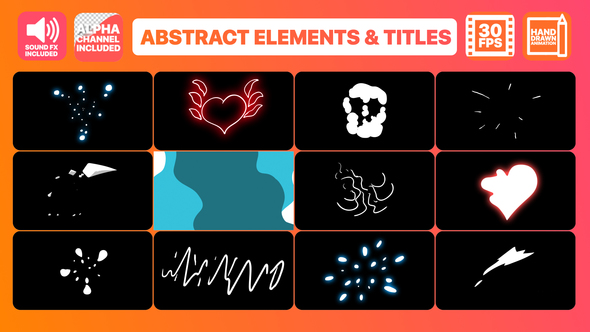 Flash FX Abstract Elements And Title - Download Videohive 22972026