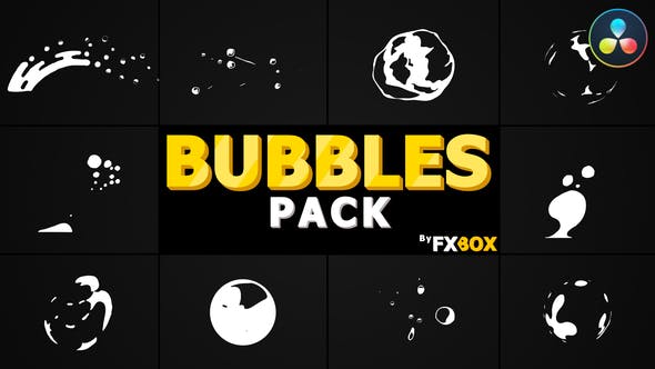 Flash FX Bubbles Elements | DaVinci Resolve - Videohive Download 32321158