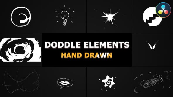 Flash FX Doodle Elements | DaVinci Resolve - 32257925 Download Videohive