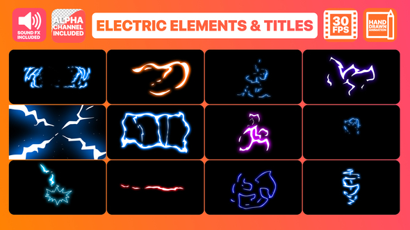 Flash FX Electric Elements Transitions And Titles - Download Videohive 23034776