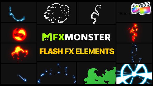 Flash FX Elements Pack 02 | FCPX - Download Videohive 30277930