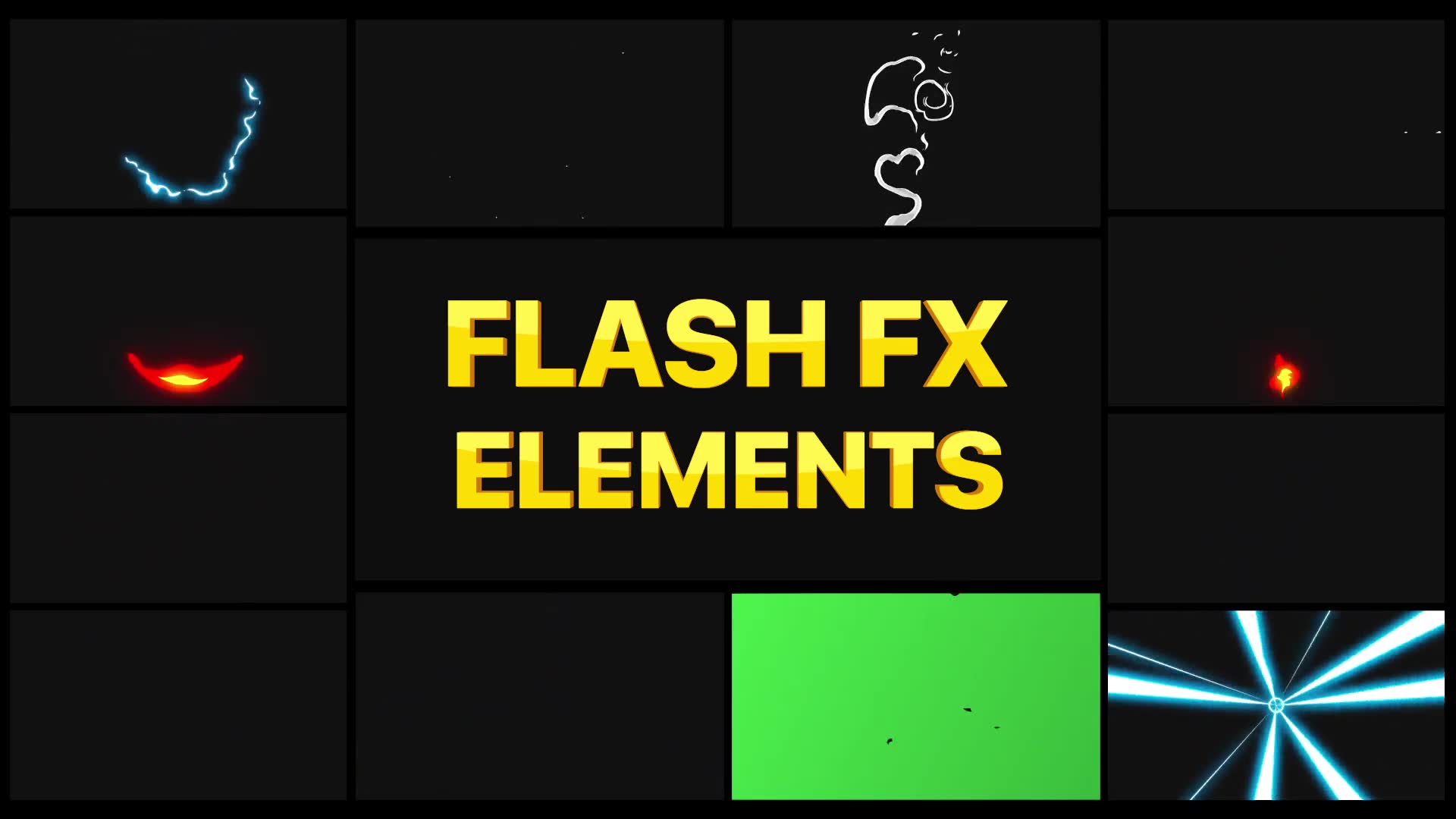 Flash FX Elements Pack 02 | Premiere Pro MOGRT Videohive 29989242 Premiere Pro Image 2