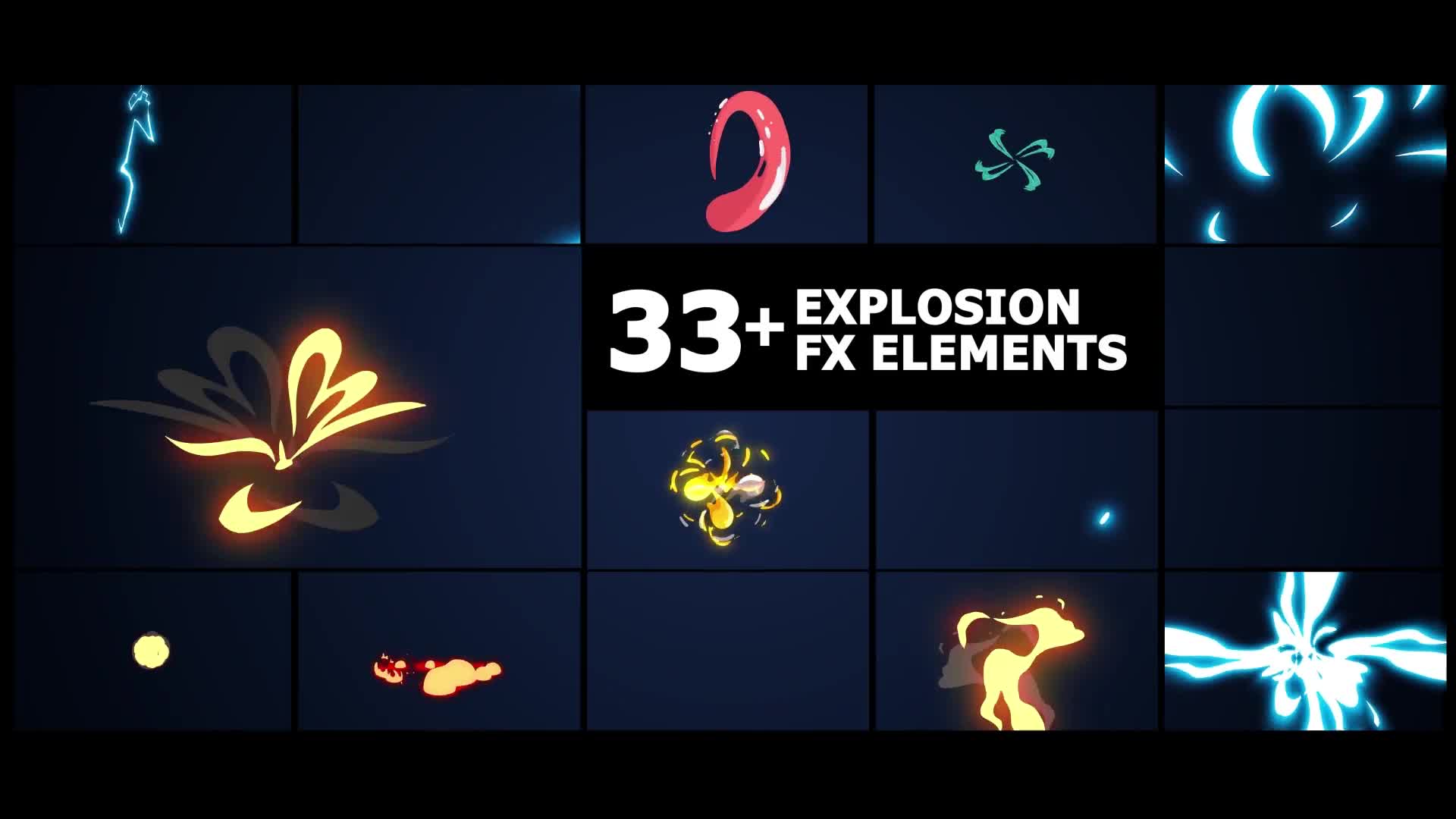 Flash FX Elements Pack 02 | Premiere Pro MOGRT Videohive 39144036 Premiere Pro Image 1