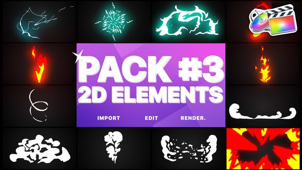 Flash FX Elements Pack 03 | Final Cut - Videohive 24267375 Download