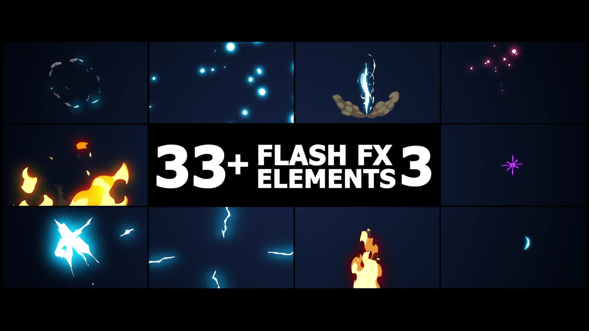 Flash FX Elements Pack 03 | Premiere Pro MOGRT Videohive 39206720 Premiere Pro Image 1