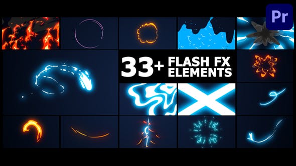 Flash FX Elements Pack 03 | Premiere Pro MOGRT - 39206720 Videohive Download