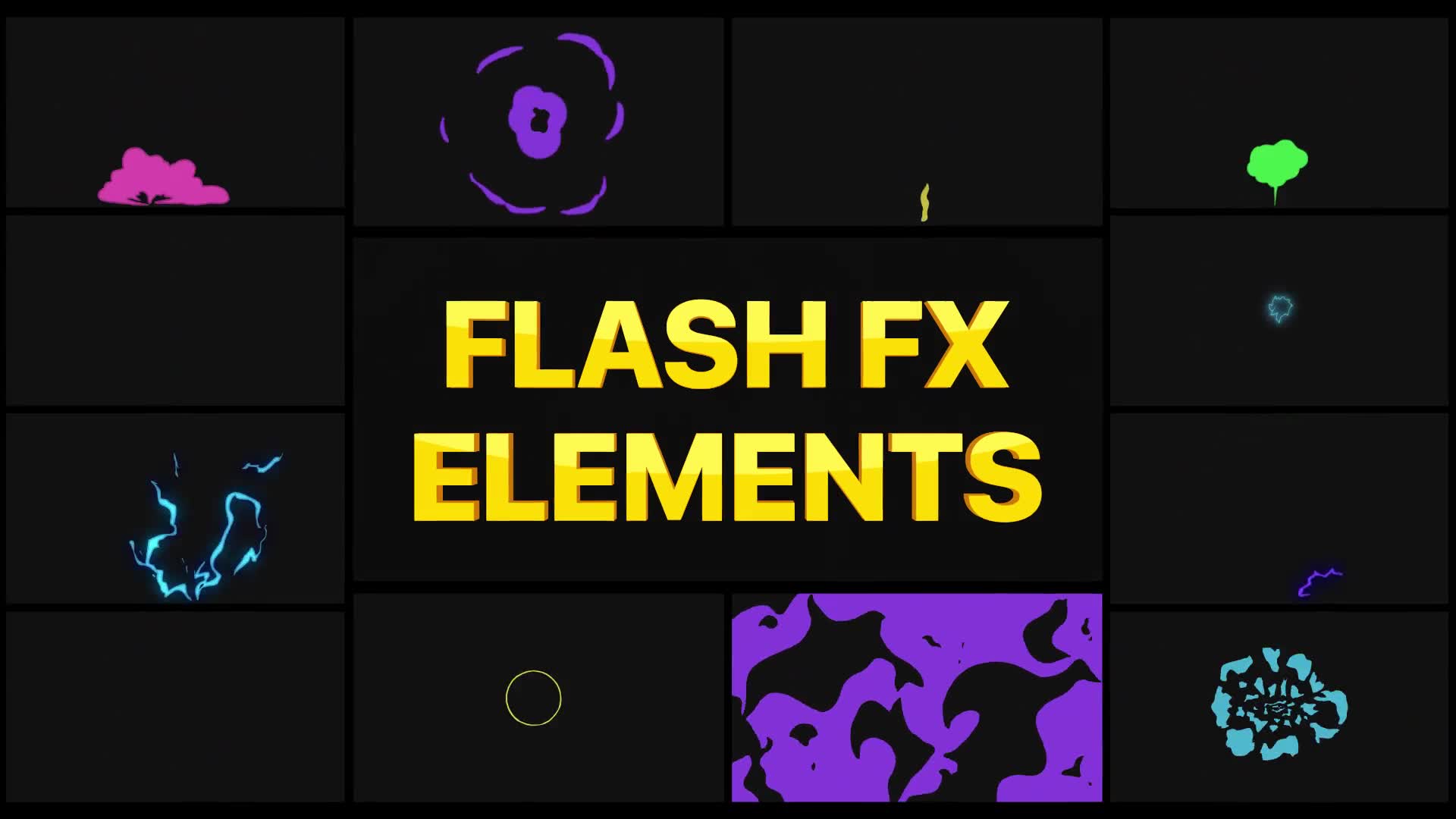 Flash FX Elements Pack 04 | Premiere Pro MOGRT Videohive 30276671 Premiere Pro Image 2