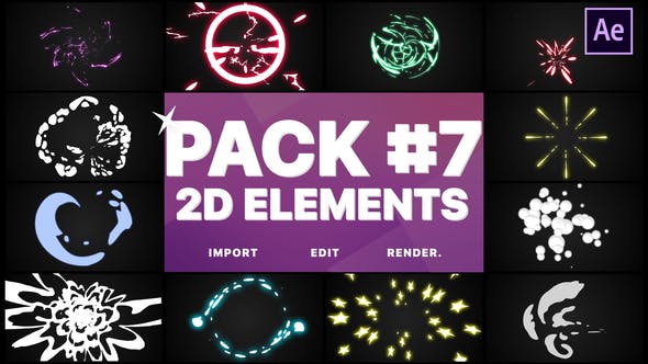 Flash FX Elements Pack 07 | After Effects - 26203365 Videohive Download