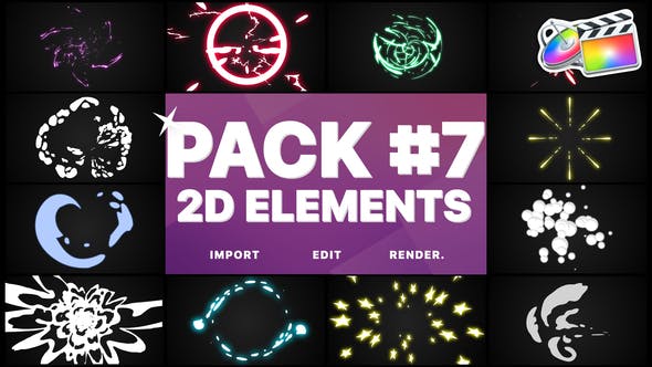 Flash FX Elements Pack 07 | FCPX - Download Videohive 26203390