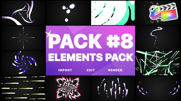 Flash FX Elements Pack 08 | FCPX - 26738031 Download Videohive
