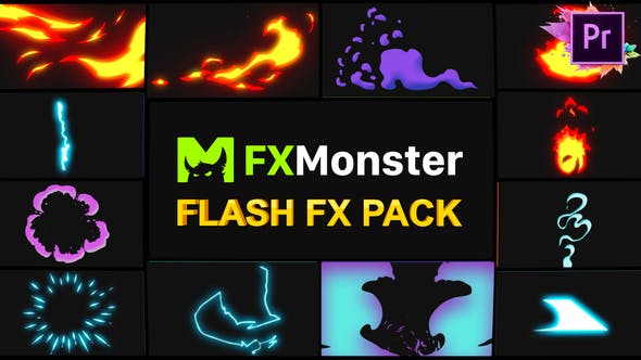 Flash FX Elements | Premiere Pro MOGRT - Download 26202807 Videohive