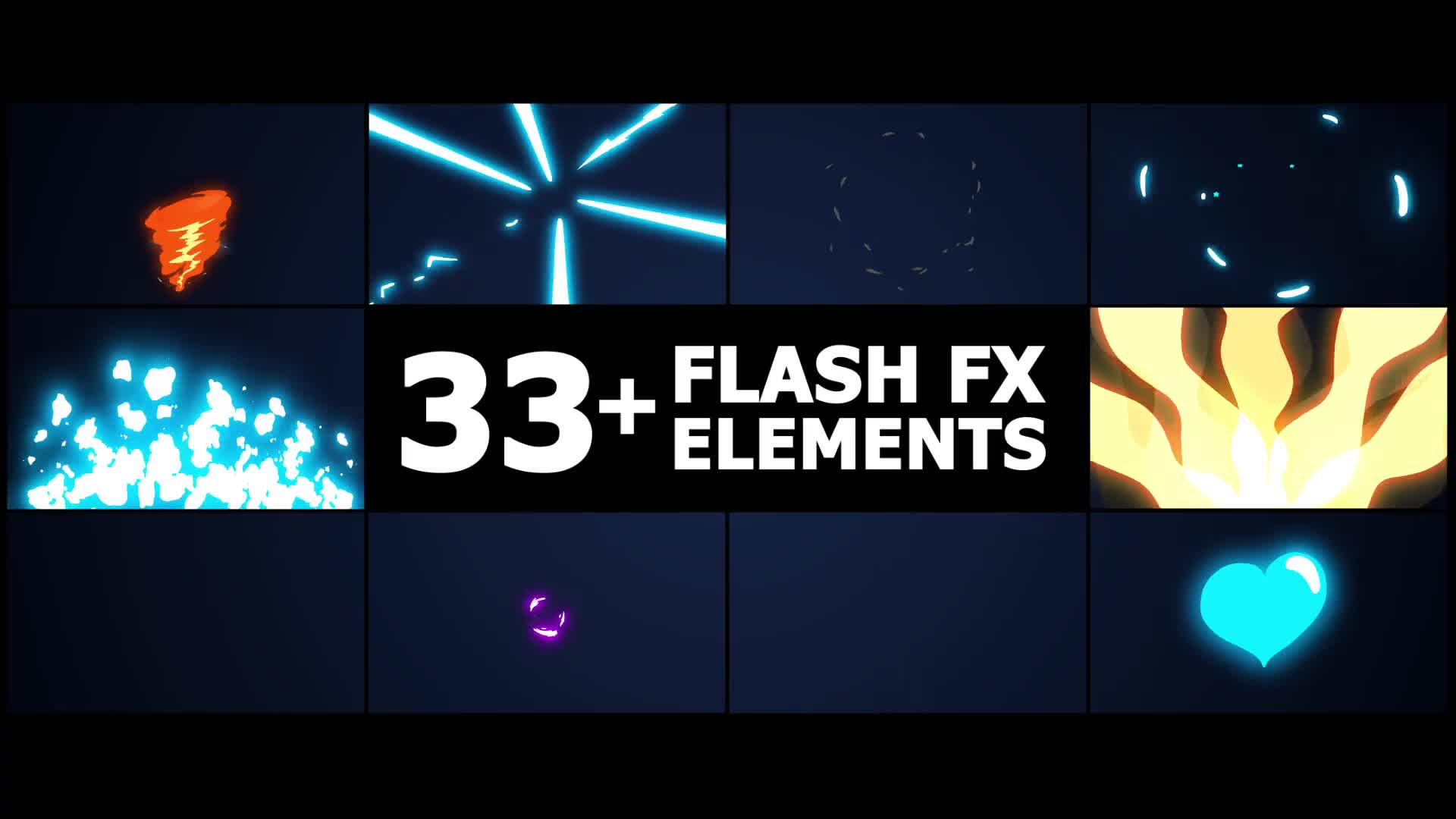 Flash FX Elements | Premiere Pro MOGRT Videohive 38972128 Premiere Pro Image 1