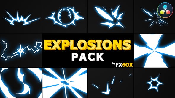 Flash FX Explosion Elements | DaVinci Resolve - Download Videohive 33681764