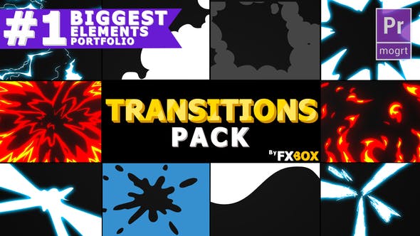 Flash FX Extreme Transitions | Premiere Pro MOGRT - Videohive 22744232 Download