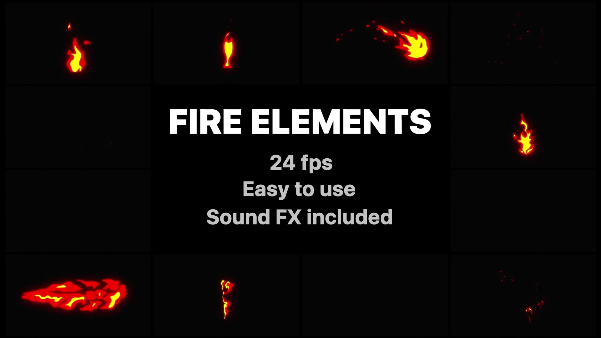 Flash FX Fire Elements | DaVinci Resolve Videohive 32271854 DaVinci Resolve Image 3